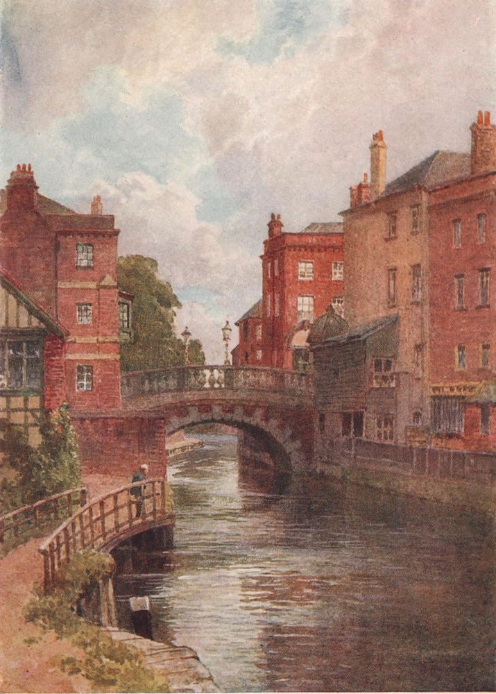 Newbury, Berkshire, by Harold Sutton Palmer 1929 vintage print picture